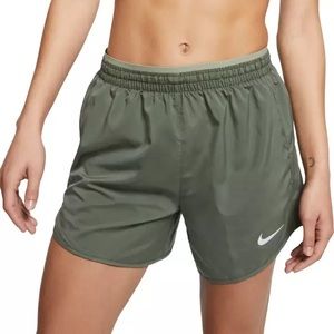 Nike Women's Tempo Luxe 5" Running Shorts Olive